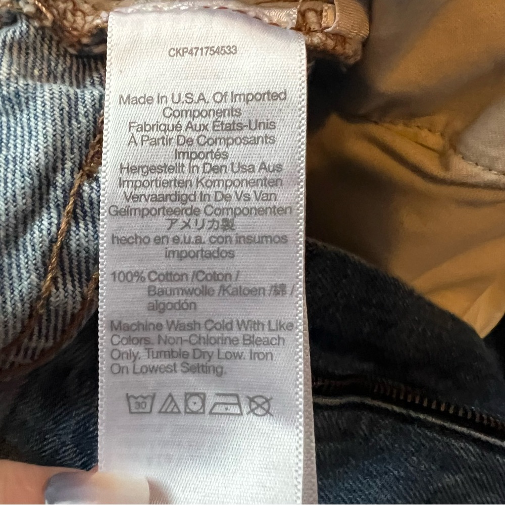 Madewell Slouchy Boyjean 29 High Rise Straight Leg Light Wash - Picture 8 of 10